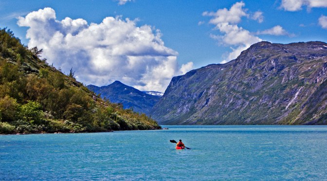 Kayaking world-heritage fjords and mountain lakes