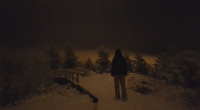 Første snøen på Brandsøyåsen